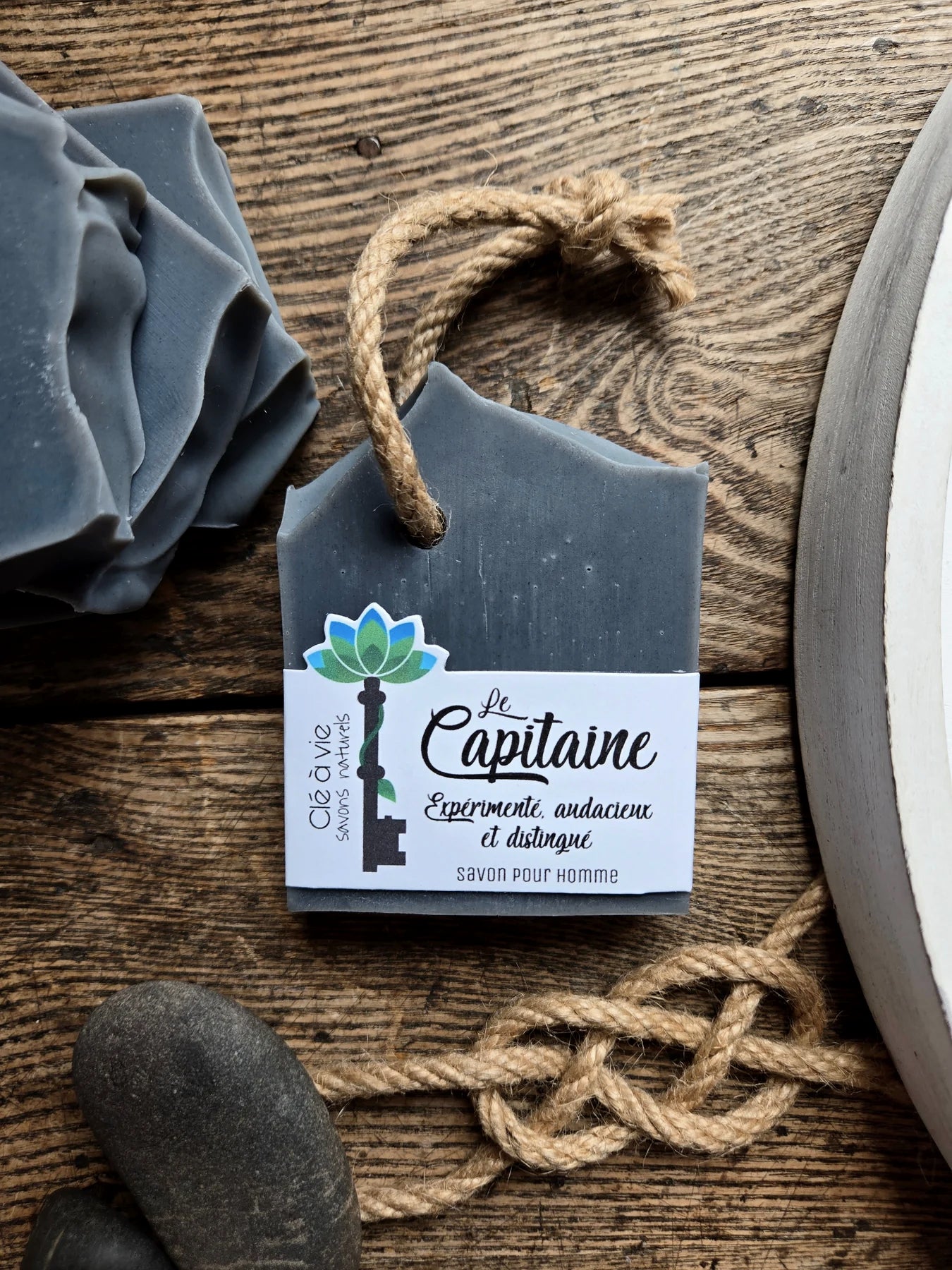 Savon pour hommes - Le Capitaine - Savons Clé à Vie